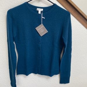 Garnet Hill, Cashmere Retro Cardigan
